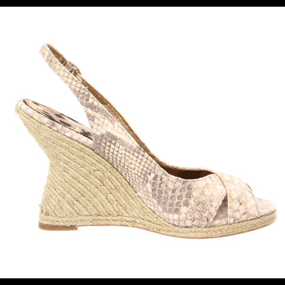 NWOT Sam Edelman Arianna Espadrilles snakeskin - Picture 4 of 8